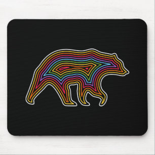 Regenbogenbär Mousepad