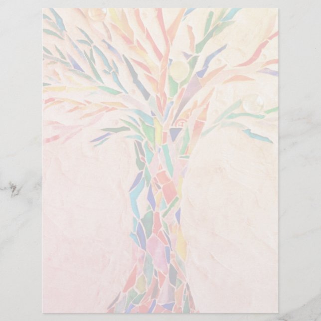 Regenbogenbaum  briefbogen (Vorderseite)