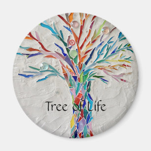 Regenbogenbaum des Lebens Magnet