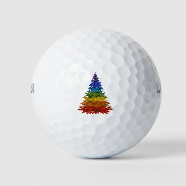 Regenbogenbaum Golfball (Vorderseite)