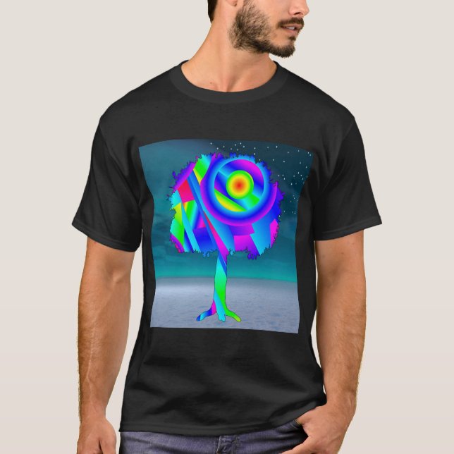 Regenbogenbaum T-Shirt (Vorderseite)