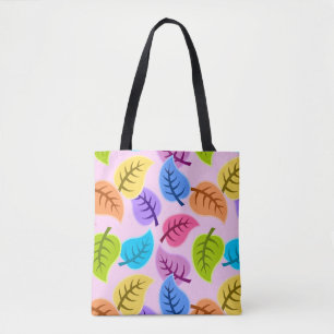 Regenbogenbeutel Blätter Tasche