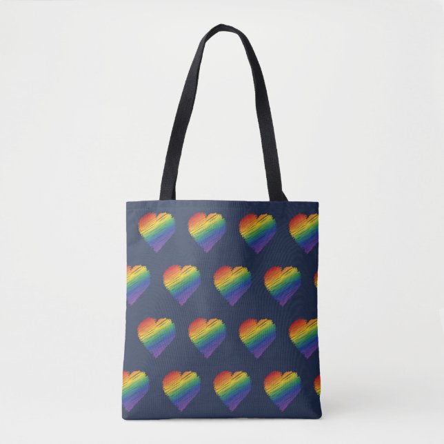 Regenbogenbeutel Tasche (Vorderseite)