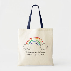 Regenbogenbeutel Tragetasche