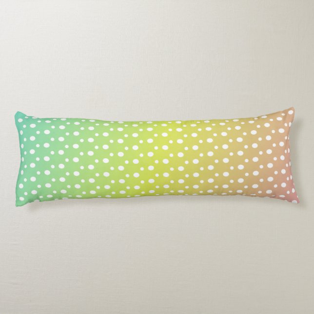 Regenbogenbläschen Seitenschläferkissen (Rückseite)