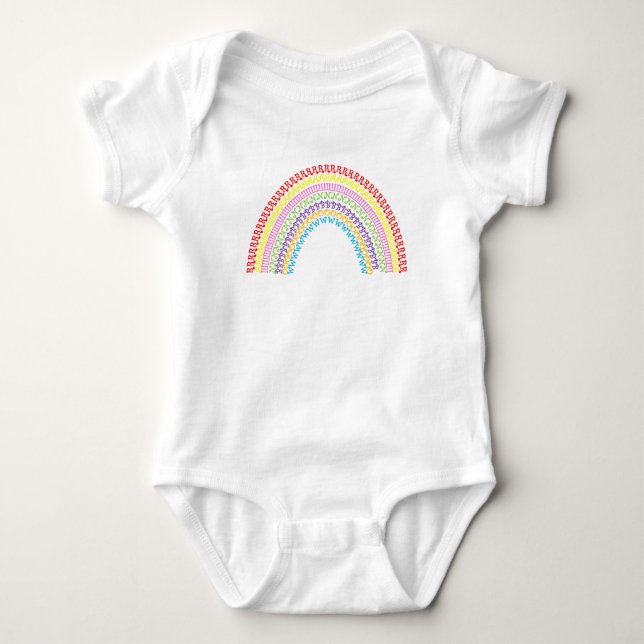 Regenbogenblase Baby T-shirt (Vorderseite)
