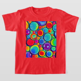 Regenbogenblasen T-Shirt
