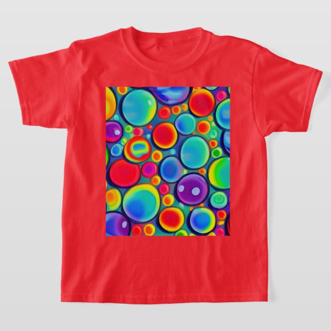 Regenbogenblasen T-Shirt (Ablage )