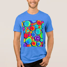 Regenbogenblasen Tri-Blend Shirt