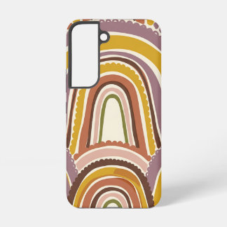 Regenbogenbogen-Wellen Samsung Galaxy Case Hülle