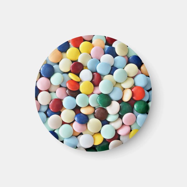 Regenbogenbonbons Magnet (Vorne)