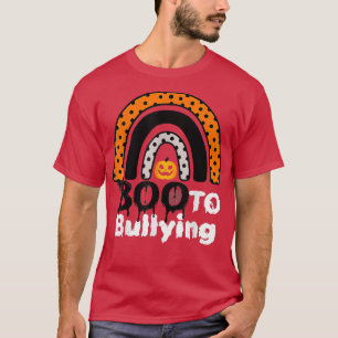 Regenbogenboo an den Tag der offenen Pumpkin Orang T-Shirt