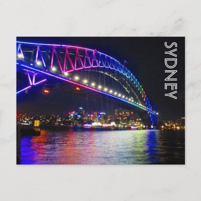 Regenbogenbrücke Postkarte (Vorderseite)