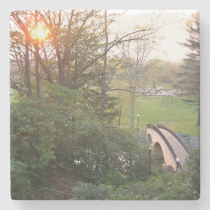 Regenbogenbrücke Sonnenuntergang am Grove City Col Steinuntersetzer