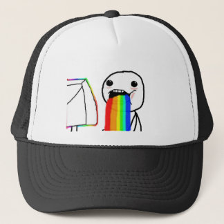 Regenbogencomputergesicht Truckerkappe