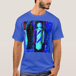 RegenbogenConfetti Barber Pole VINTAG in Blauen To T-Shirt