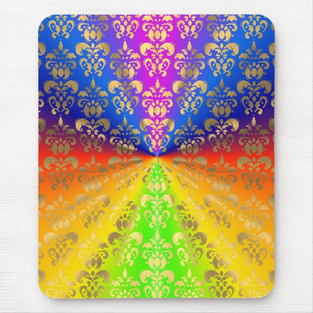 Regenbogendamus Mousepad (Vorne)