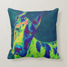 Regenbogendäne Kissen