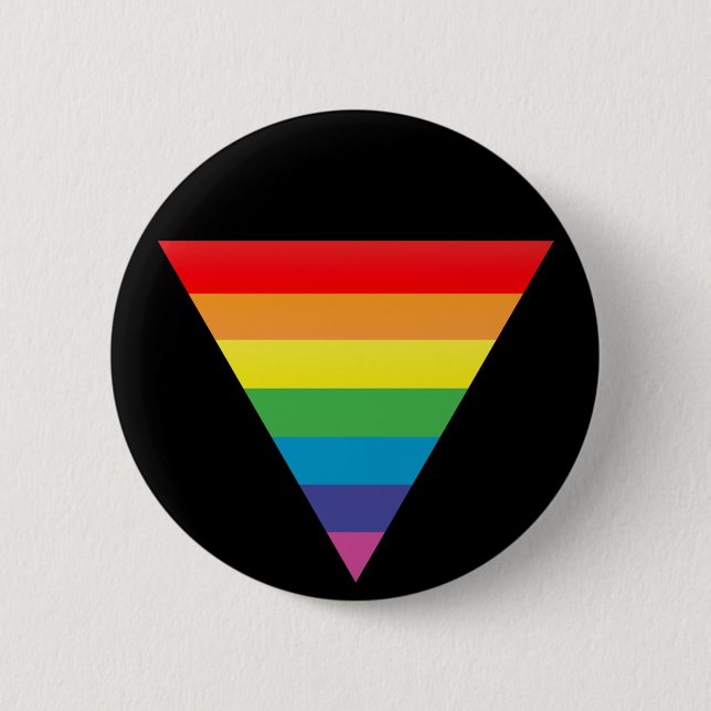 Regenbogendreieck Button (Vorderseite)