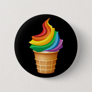 Regenbogeneis Button