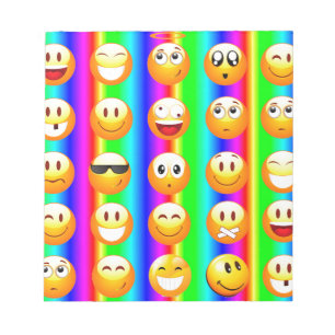 Regenbogenemoji Notizblock