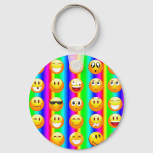 Regenbogenemoji Schlüsselanhänger