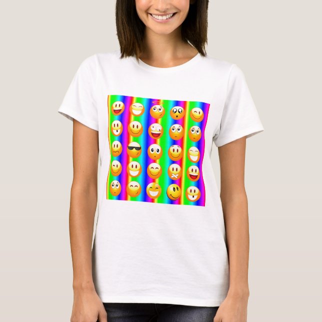 Regenbogenemoji T-Shirt (Vorderseite)