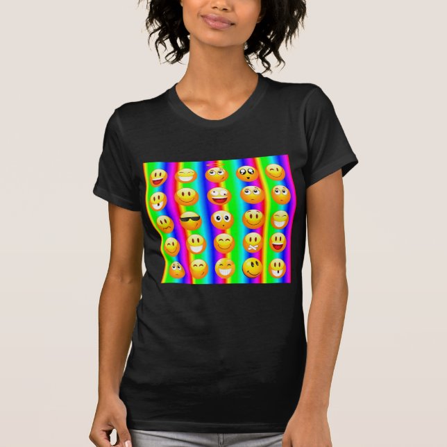 Regenbogenemoji T-Shirt (Vorderseite)