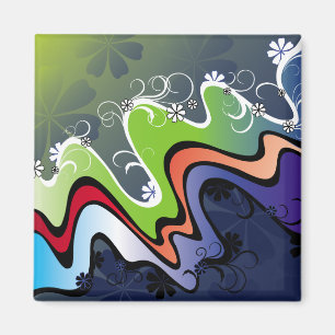 Regenbogenentwurf Magnet