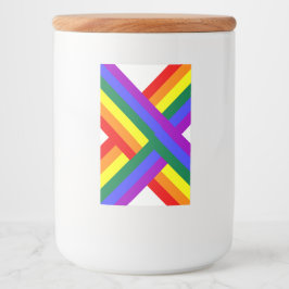 Regenbogenetiketten (10 pro Blatt) von dalDesignNZ Lebensmitteletikett
