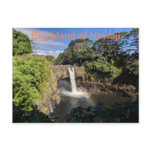 Regenbogenfälle von der Großen Insel Hawaii