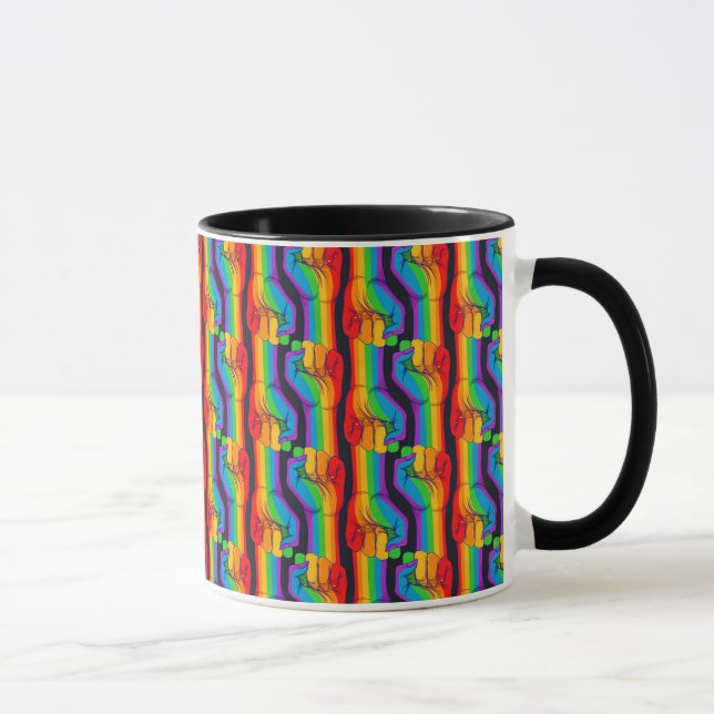 Regenbogenfalte Tasse (Rechts)