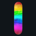 Regenbogenfarbe Skateboard<br><div class="desc">Rainbow WatercolorEgal,  ob Sie auf der Half-Pipe Grinds oder Kickflips auf der Straße machen,  dieses Wettkampfbrett hat den höchsten Pop! Unsere Decks sind aus hochwertigem Hartgestein gefertigt und verfügen über einen einzigartigen Druckprozess. Sie bekommen das beste Skateboard der Welt.</div>