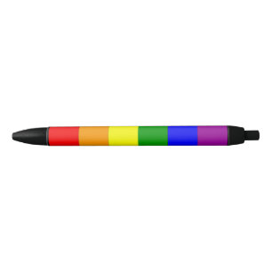 Regenbogenfarben der Pride-Flagge LGBTQIA+ Kugelschreiber