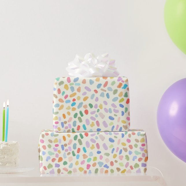 Regenbogenfarben Geschenkpapier (Partygeschenke)