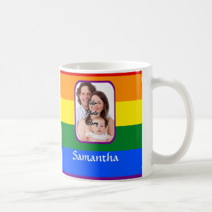 Regenbogenfarben Kaffeetasse