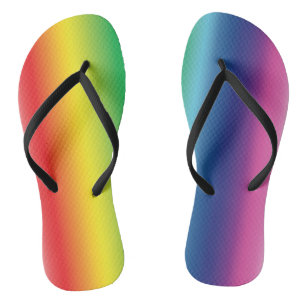 Regenbogenfarben LGBT Stolz Flip Flops