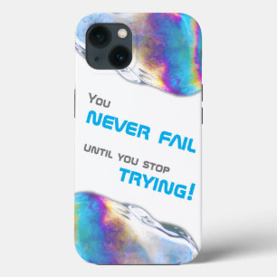 Regenbogenfarben schimmern Bläschen motivierend Zi Case-Mate iPhone Hülle