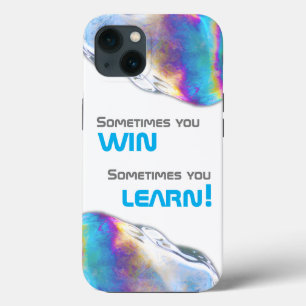 Regenbogenfarben schimmern Blasen lustig Zitat Case-Mate iPhone Hülle