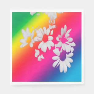 Regenbogenfarben Serviette
