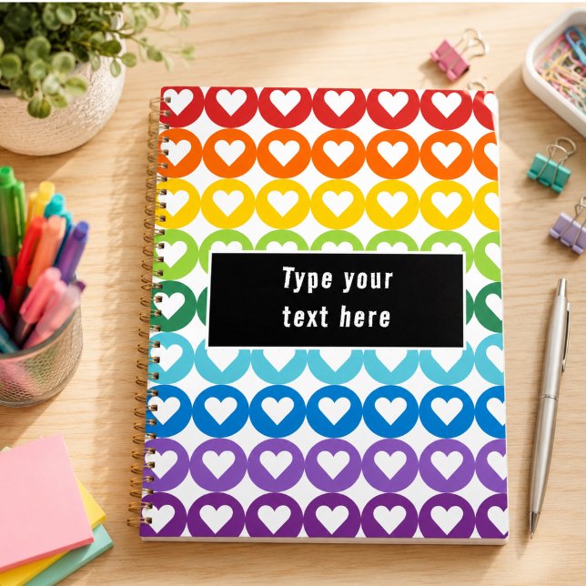 Regenbogenfarben  | Süß Zurück zur Schule Planer (Rainbow Colors | Cute Back to School Planner)