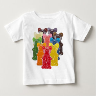 Regenbogenfarben Süßwarenliebhaber Baby T-shirt
