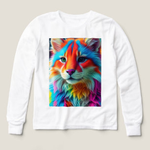 Regenbogenfarbene Fellkatze-68587