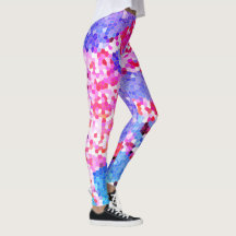 Regenbogenfarbene Glas-Meerjungfrau-Leggings Yoga-