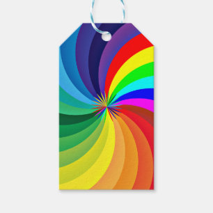 Regenbogenfarbene Mandala-46556 Geschenkanhänger