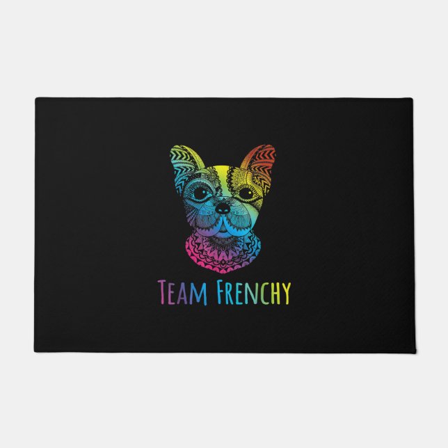 Regenbogenfarbengeschenk Fußmatte (Vorderseite)