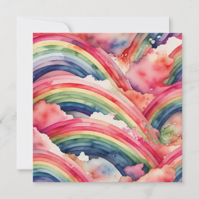 Regenbogenfarbenkarte (Vorderseite)