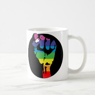 Regenbogenfäuste der Wut Kaffeetasse
