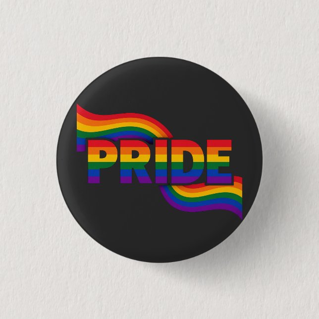 Regenbogenfest der Stolzfeier Button (Vorderseite)