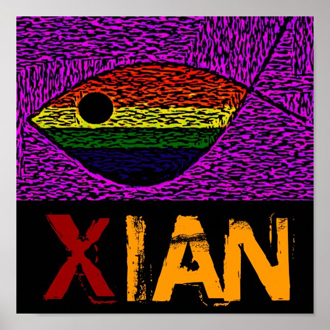 Regenbogenfisch Poster (Vorne)